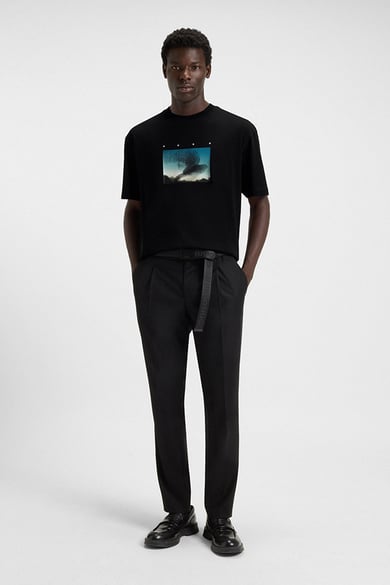 ΜΠΛΟΥΖΑ HUGO - 001 ΜΑΥΡΟ